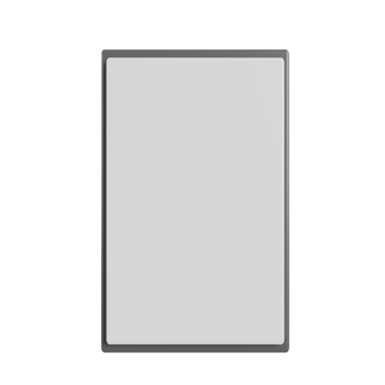 blank white phone icon. 3d render illustration png