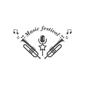 trumpet icon vector illustration design