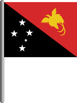 Papua New Guinea flag  PNG