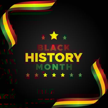 Black History Month vector