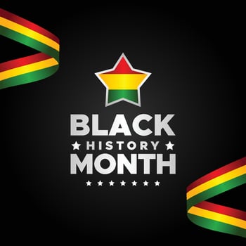Black History Month vector