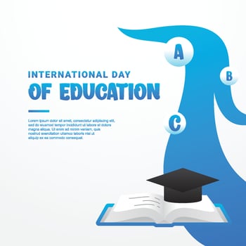 International day of education vector