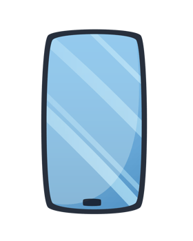 smartphone screen. social network and mobile device concept png