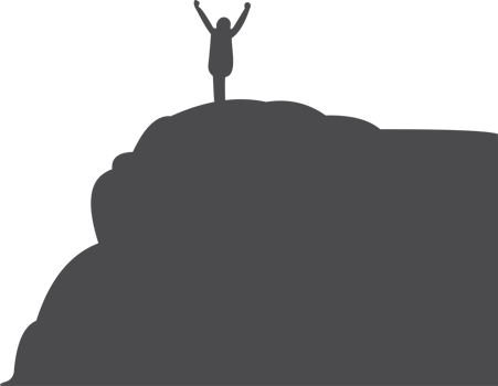 Climber mountain silhouette png
