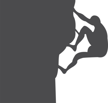 Climber mountain silhouette PNG