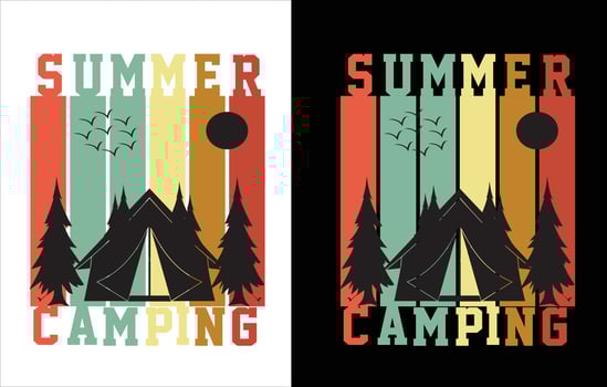 Mountain and hiking t-shirt design, Hiking vector T-shirt design, hiking element, graphic, illustration