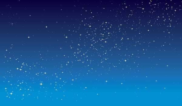 starry sky in the night. vector background