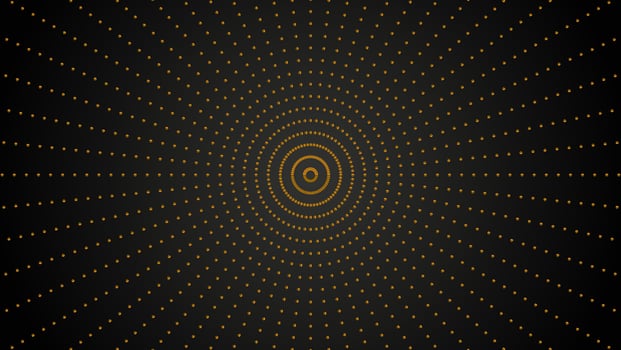 Luxury background with golden circle dots pattern. banner background design template vector