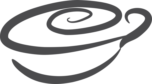 Coffee cup logo element PNG