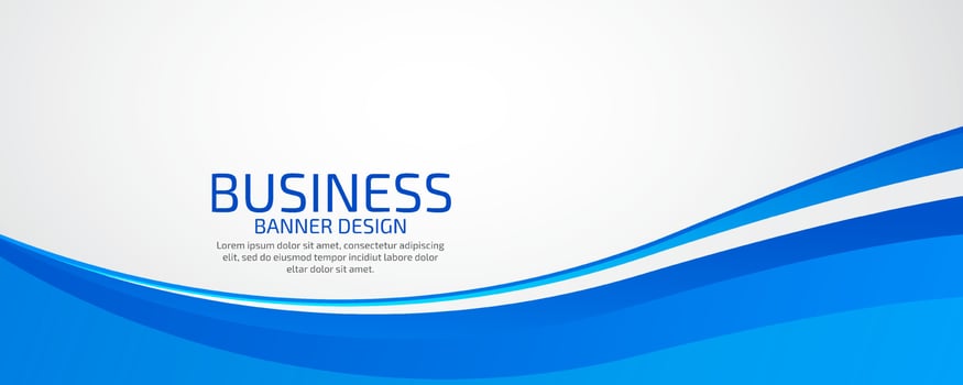 Modern business presentation template. Wavy style frame design. vector