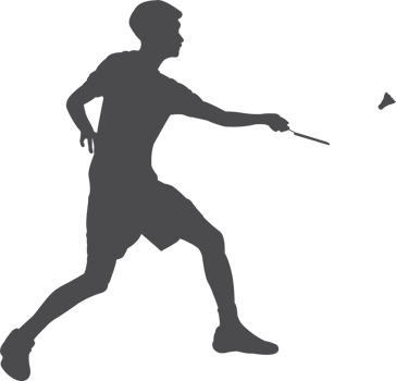 Badminton player PNG