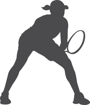 The woman tennis player PNG