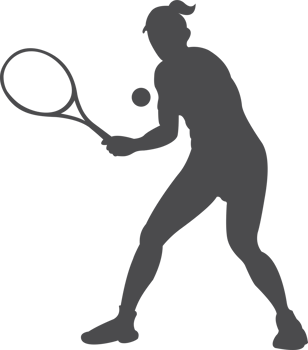 The woman tennis player PNG