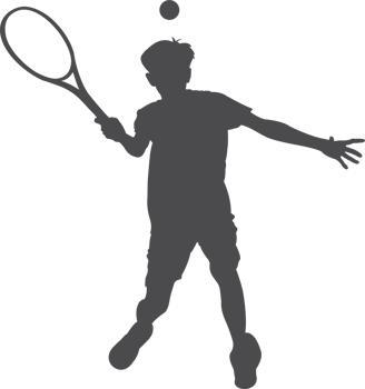 The boy tennis player PNG
