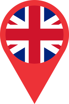 England flag pin map location png