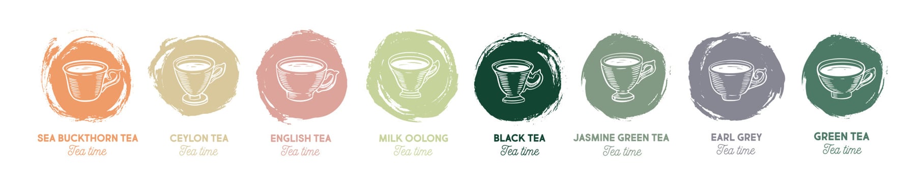 Tea Cup, hand drawn, drawing isolated on white vector