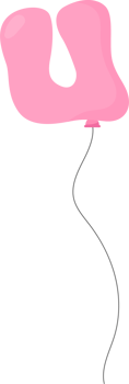 Funny balloon letter clip art png