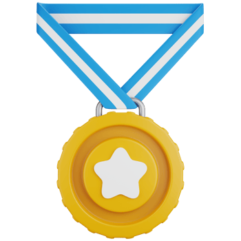 3D Icon Illustration Award Medal png