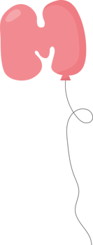 Colored balloon letter clip art png