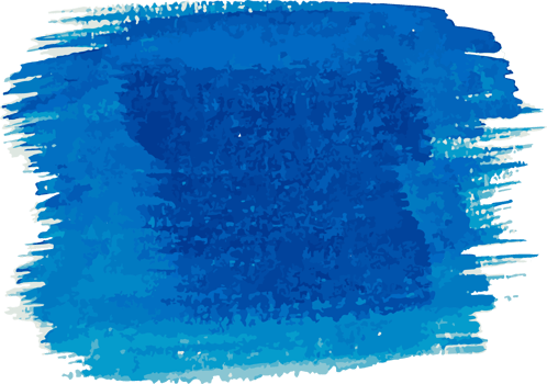 Blue watercolor stain. Watercolor background png