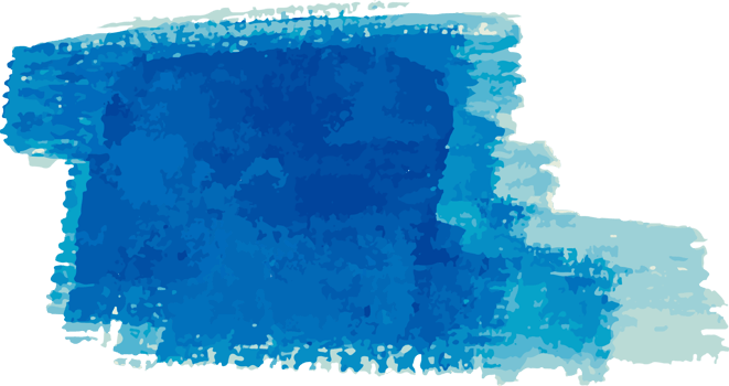 Blue watercolor stain. Watercolor background png