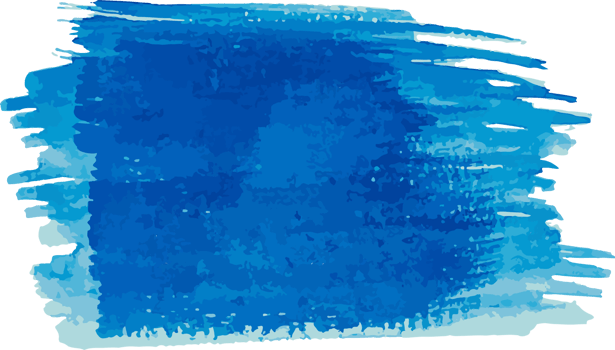 Blue watercolor stain. Watercolor background png