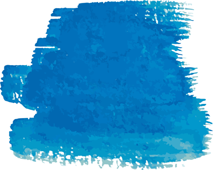 Blue watercolor stain. Watercolor background png