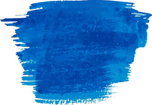 Blue watercolor stain. Watercolor background png