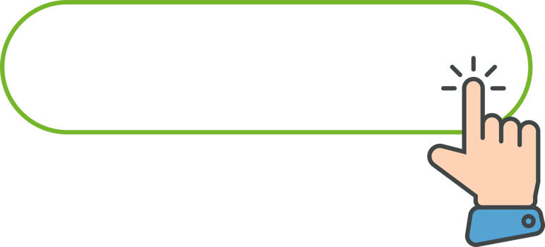 Click cursor icon with click here button png