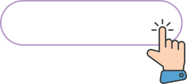Click cursor icon with click here button png