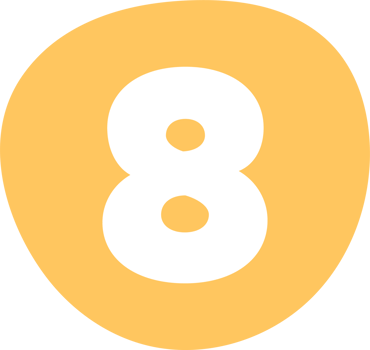 Color blob with number png