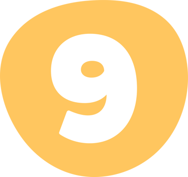 Color blob with number png