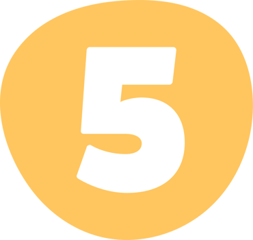 Color blob with number png