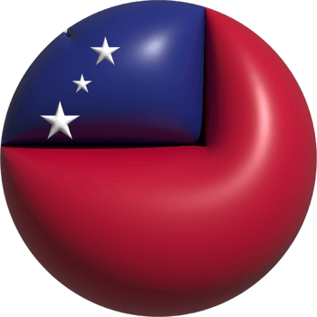 Samoa flag circle 3D. png