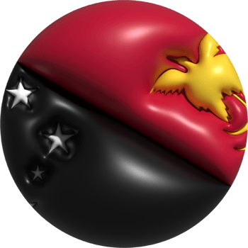 Papua New Guinea flag circle 3D. png