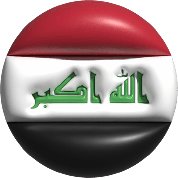 Iraq flag circle 3D. png