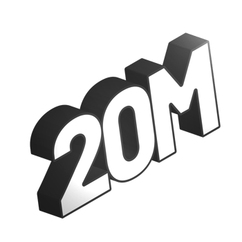 3d number lettering in transparent background png