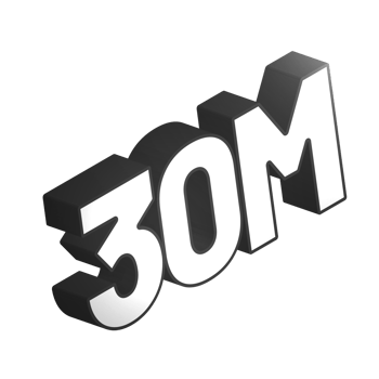 3d number lettering in transparent background png