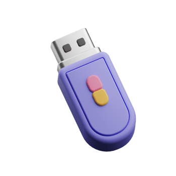 graphic designer usb illustration 3d png