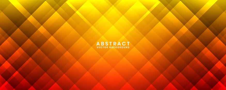 3D orange geometric abstract background overlap layer on bright space with polygonal shapes decoration. Graphic design element cutout effect style concept for banner, flyer, card, or brochure cover vector