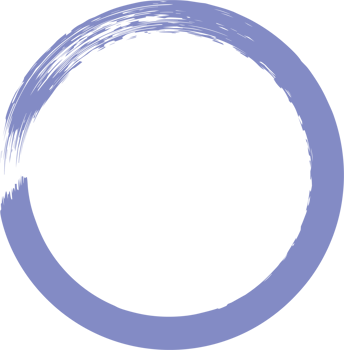 Colored grunge circle brush. Ink frame png