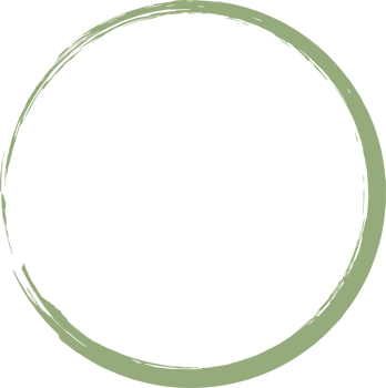 Colored grunge circle brush. Ink frame png