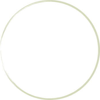 Colored grunge circle brush. Ink frame png