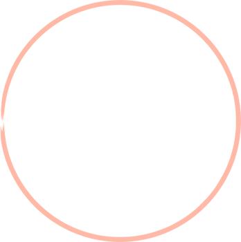 Colored grunge circle brush. Ink frame png