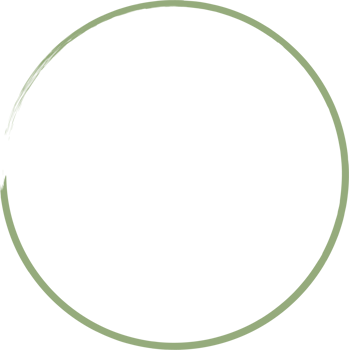 Colored grunge circle brush. Ink frame png