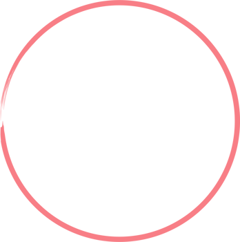 Colored grunge circle brush. Ink frame png