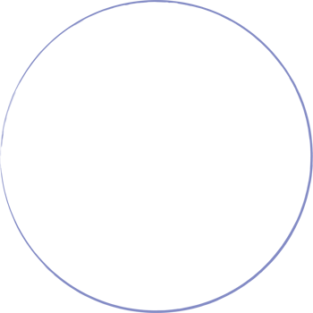 Colored grunge circle brush. Ink frame png