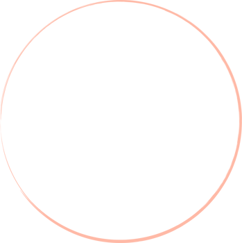 Colored grunge circle brush. Ink frame png