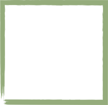 Colored grunge square brush. Rectangular frame png