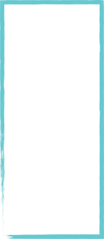 Colored grunge square brush. Rectangular frame png